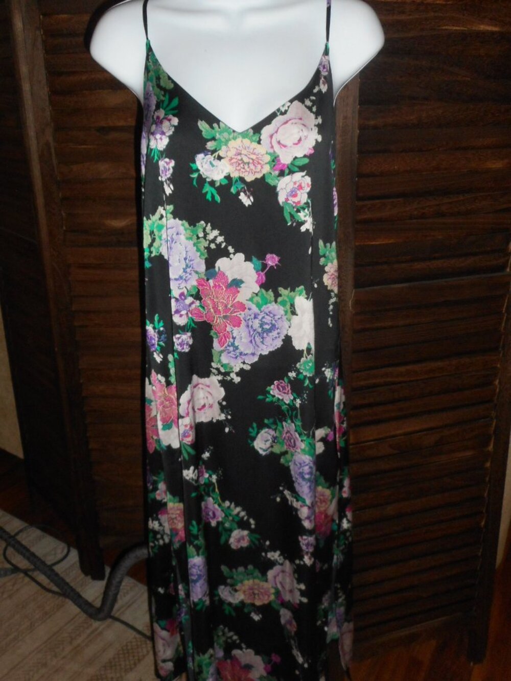 NWOT Vintage style the Drop Floral Slip dress, Medium